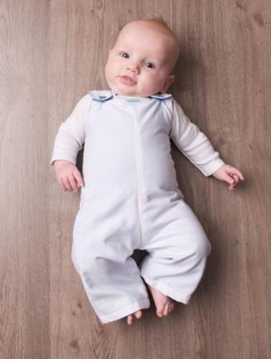 Baby Wearing Cute Romper