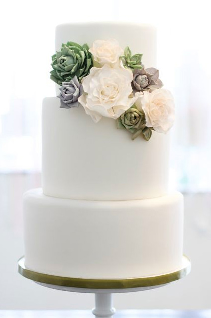 Succulent Wedding Cake