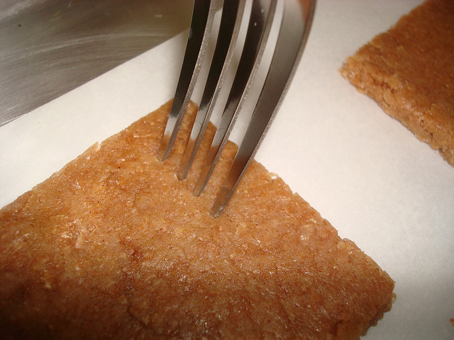 Fork Sticking in Graham Cracker