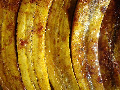 Plátanos al horno