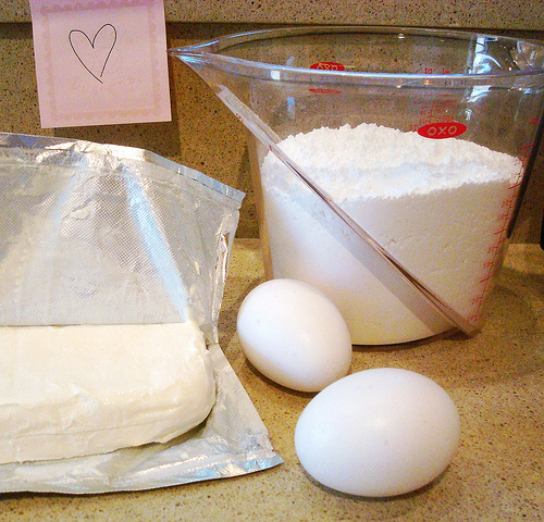 Ingredients for Butter Cake
