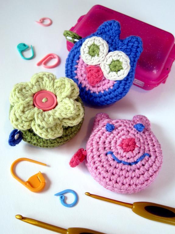 Mini Crocheted Tape Measure Covers