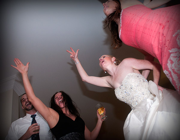 Bridal Party Dancing at Reception