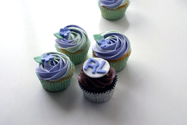 Blue Iced Cupcakes, on Reading RL