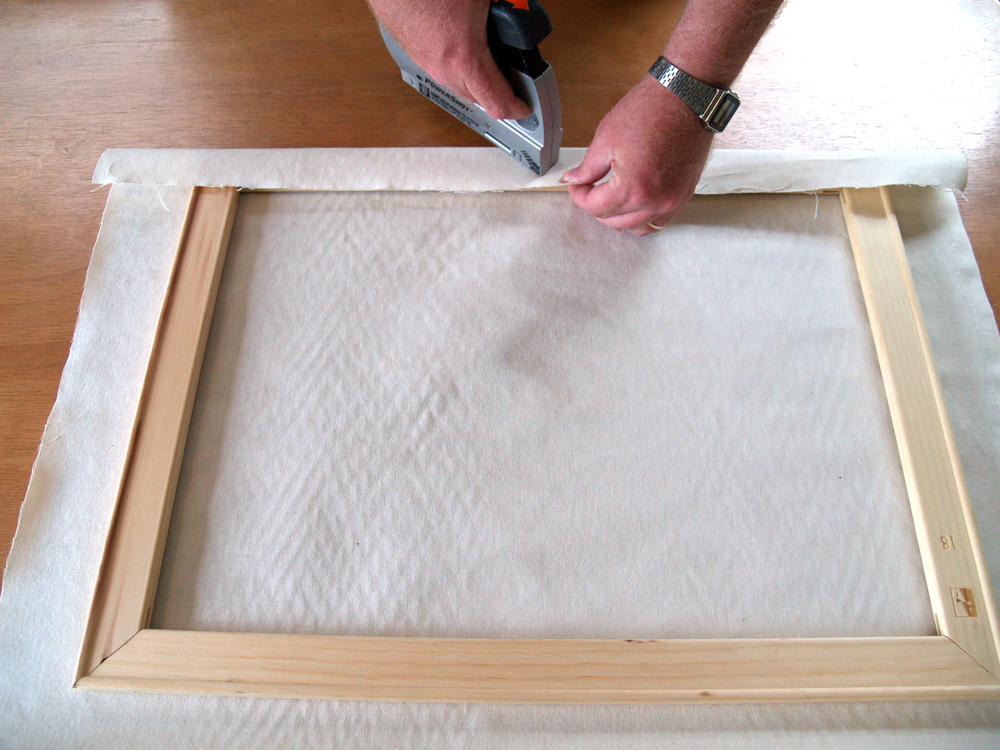 How to Build a Custom Sized Stretched Canvas : 10 Steps - Instructables