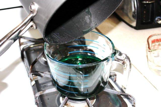 Sugar Being Poured into Measuring Cup