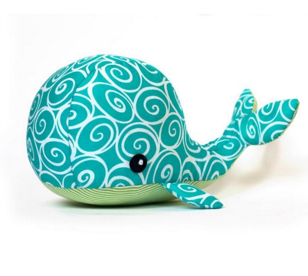 Green Whale Stuffed Animal