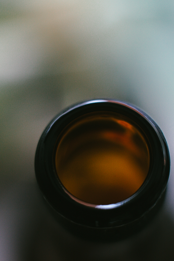 Closeup on the Lip of a Beer Bottle