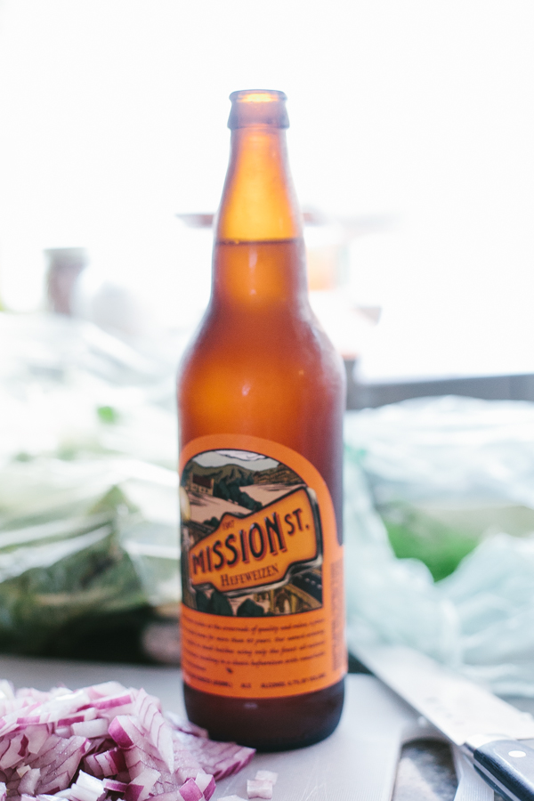 Bottle of Mission Beer