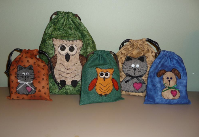 Collection of Animal-Decorated Bags