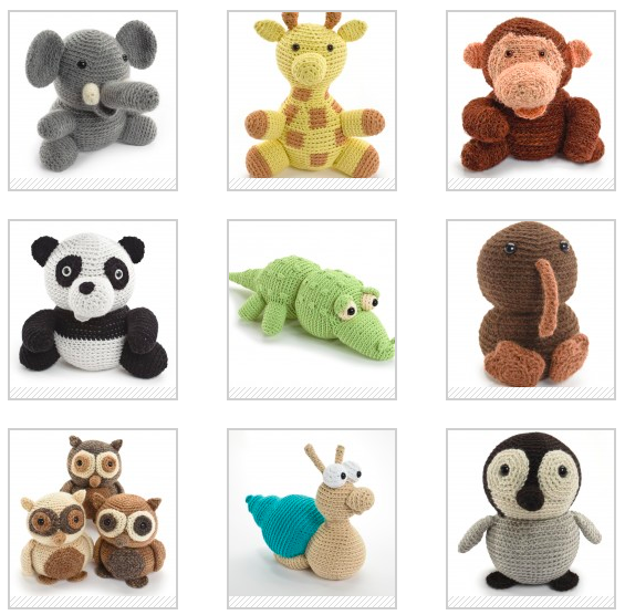 Various Crocheted Animals