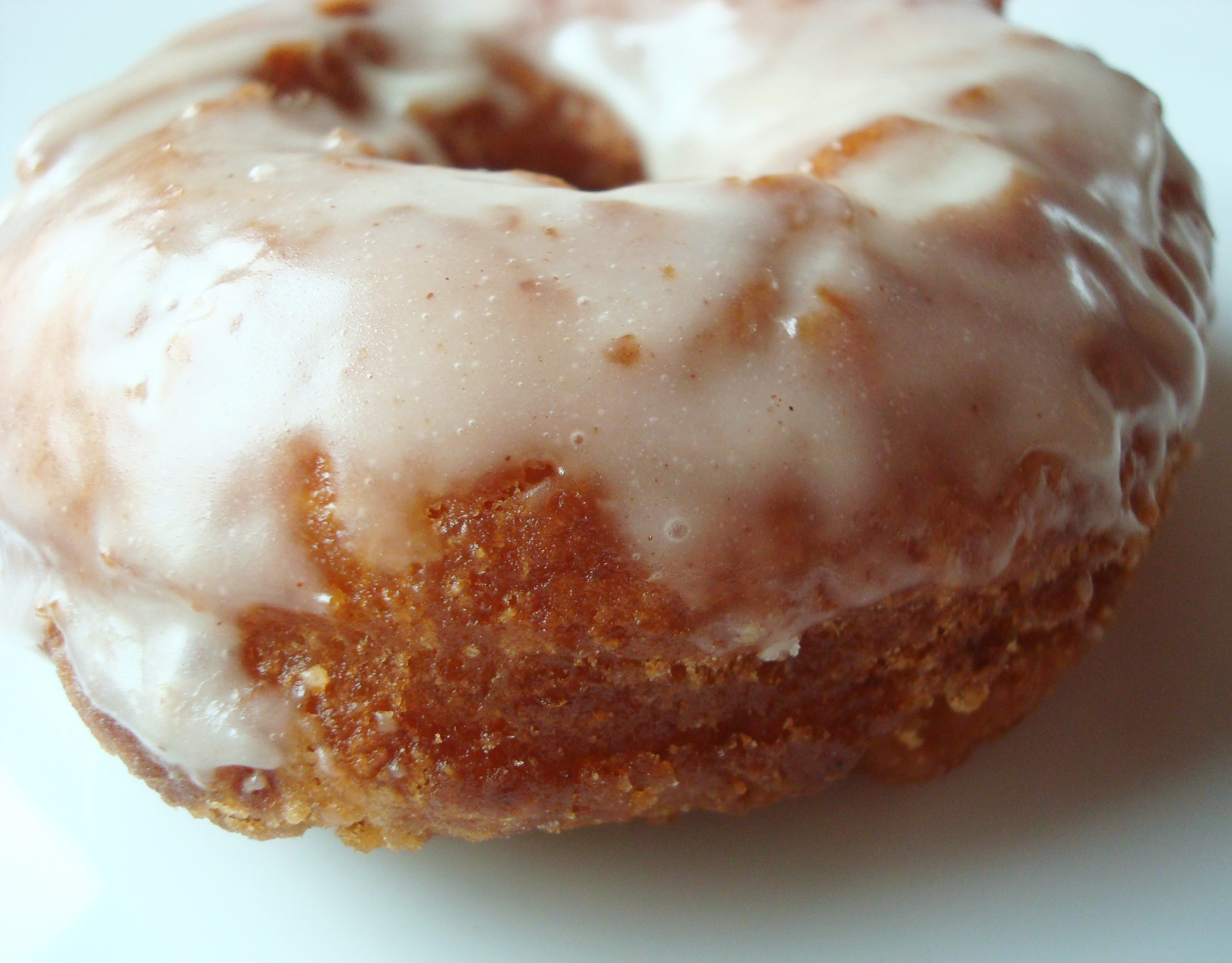 Close Up on Glazed Doughnuts