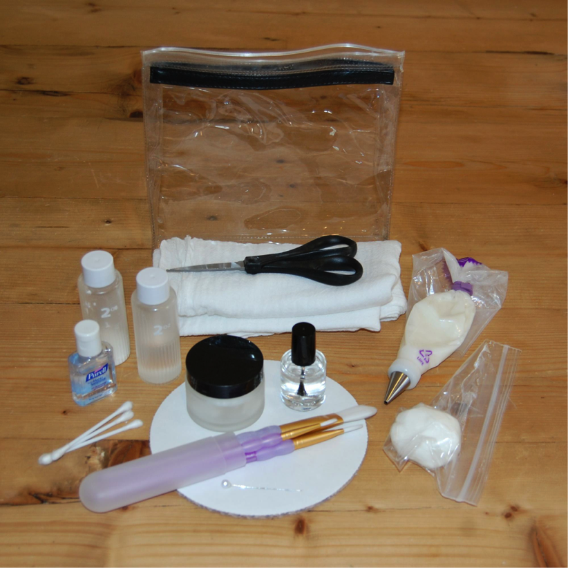 Supplies for the Cake Decorating Kit