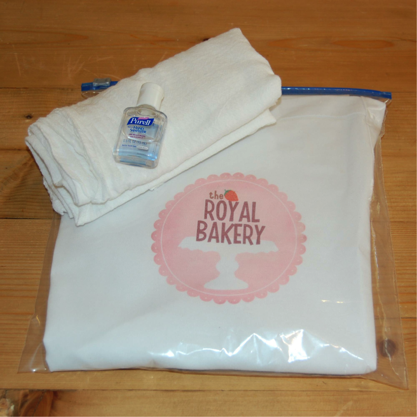 Neat Kit, Including Towel and Hand Sanitizer