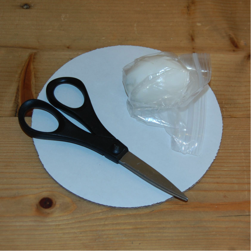 Scissors, Plastic Bag