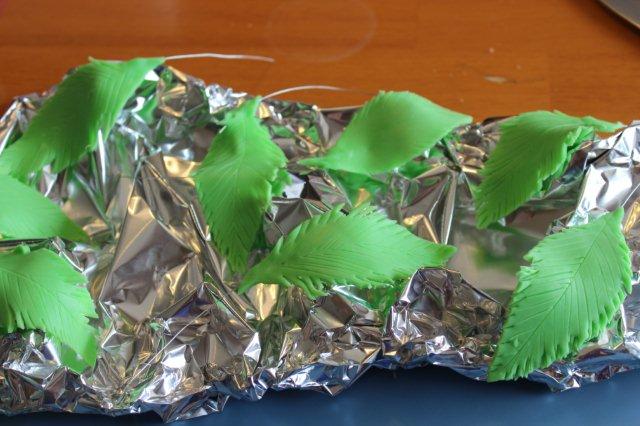 Drying Modeling Chocolate Leaves