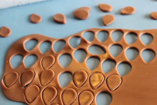 Cutting Shapes out of Modeling Chocolate