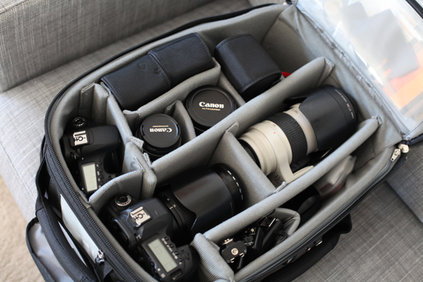 Some of the essential equipment for a wedding photographer