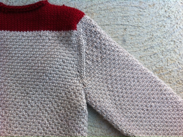 Finished Sweater - Setting in Sleeves