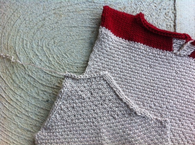 Knit Sleeves for a Sweater - Setting in Sleeves