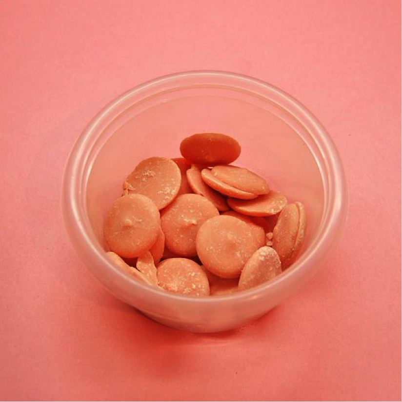 Small Bowl of Pink Candy Melts