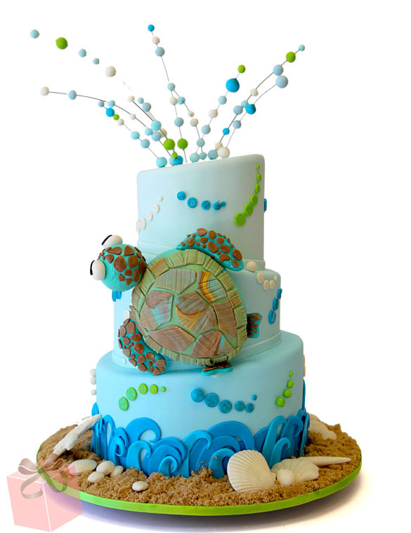 Sea Turtle Cake