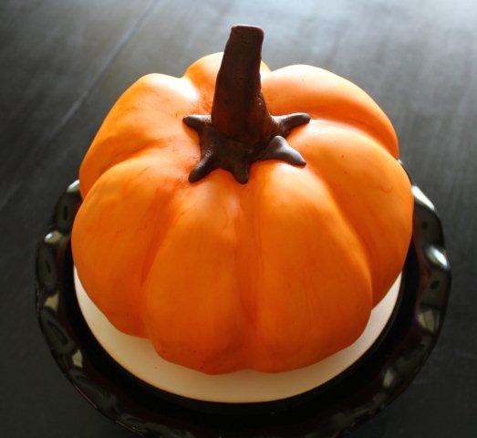 Carved Pumpkin Cake