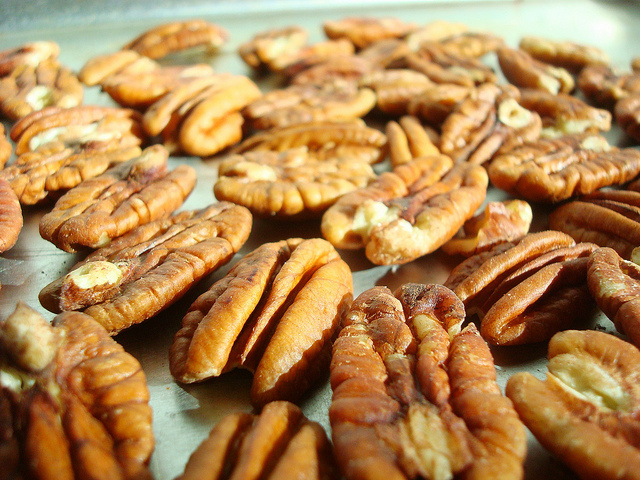 Close-up on Pecans