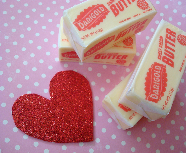 Sticks of Butter and Sparkly Heart