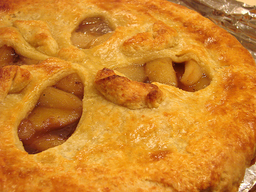 Pear Pie with Golden Crust