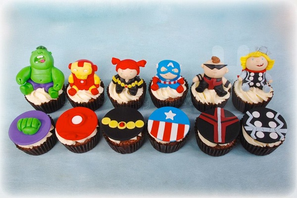 Superhero Cupcakes