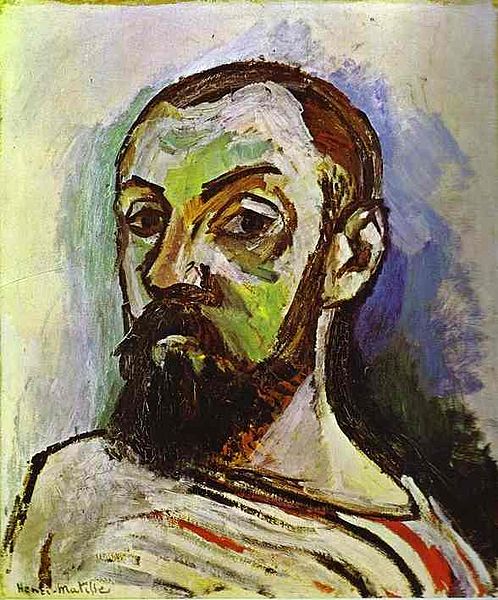 Henri Matisse. Self-Portrait in a Striped T-shirt (1906).