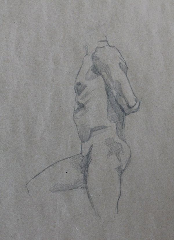 life drawing of man - Sandrine Pelissier