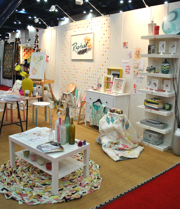 Rapture Booth: International Quilt Market