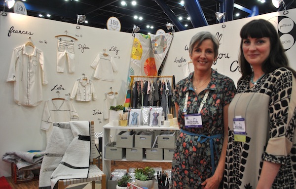 Michelle and Alexa Abegg at International Quilt Market