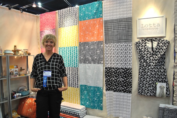 Lotta Jansdotter: Mormor & Sylvia Booth at International Quilt Market