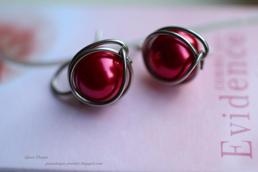 Red Wire Earrings