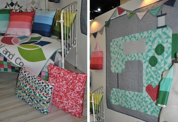 Sewing Machine Quilt, Quilted Pillows