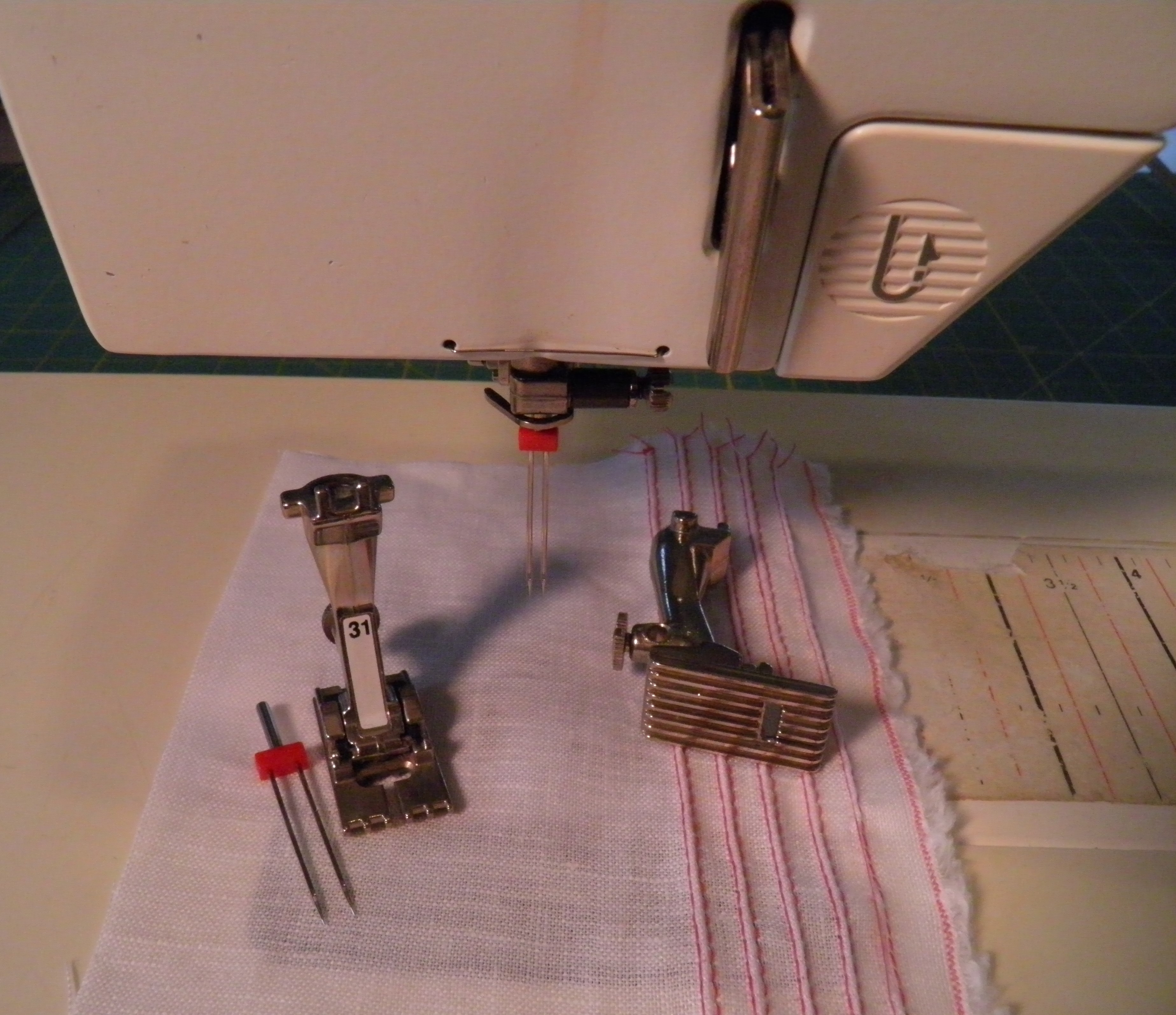 Sewing Machine and Pintuck Feet
