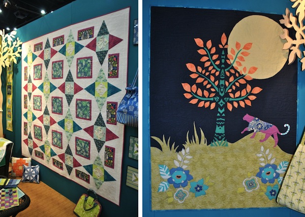 Two Quilts on Display at International Quilt Market 2013