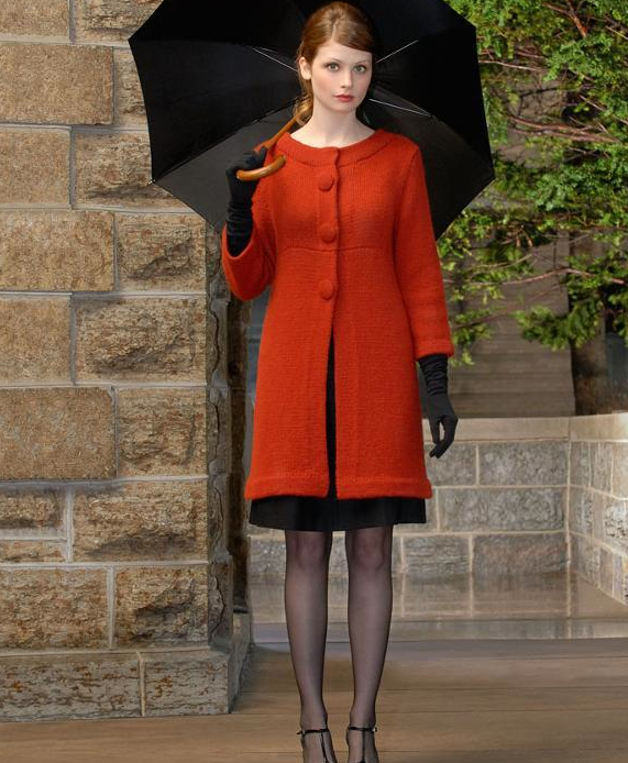 Red Audrey Coat