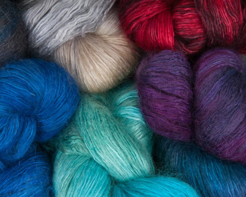 Various-Colored Iridescent Rhapsody Yarn