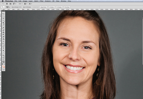 Touched-Up Photo: Gaussian Blur