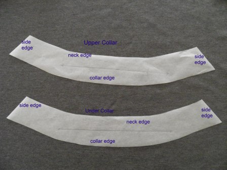 Upper and Under collar patterns
