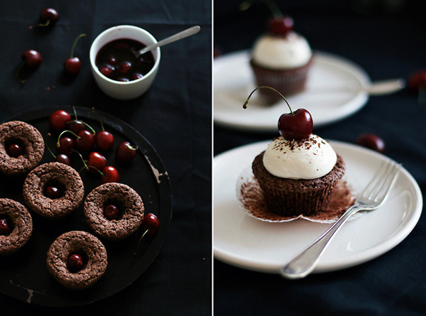 Chocolate Cupcakes, Beautifully Styled 