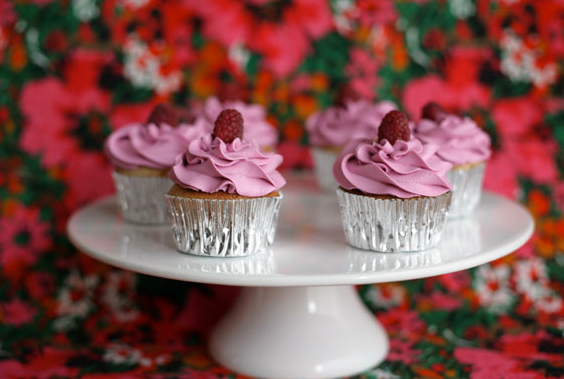 Purple Frosted Cupcakes - Bluprint 