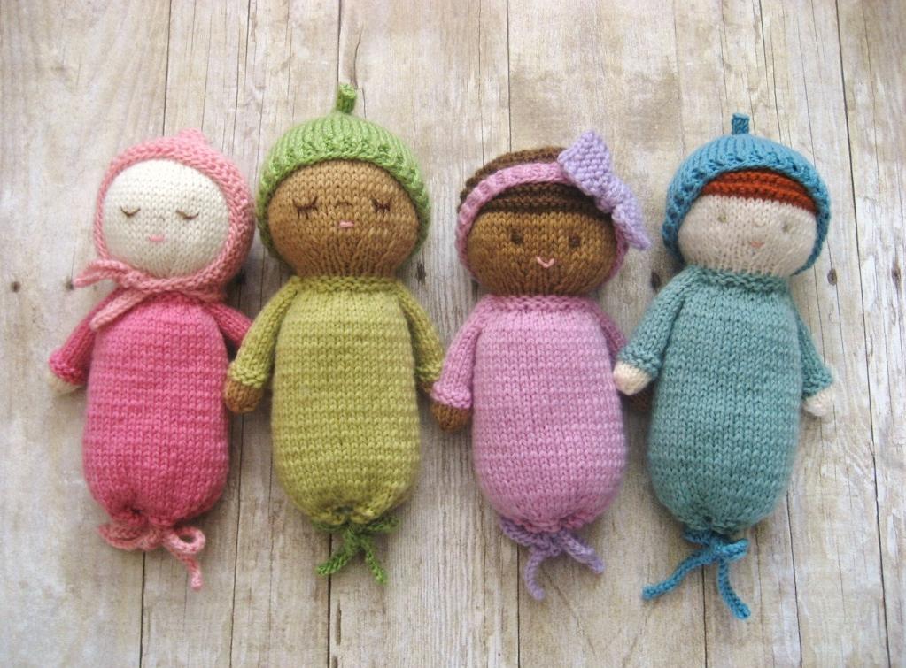 Colorful Knit Babies on Craftsy 