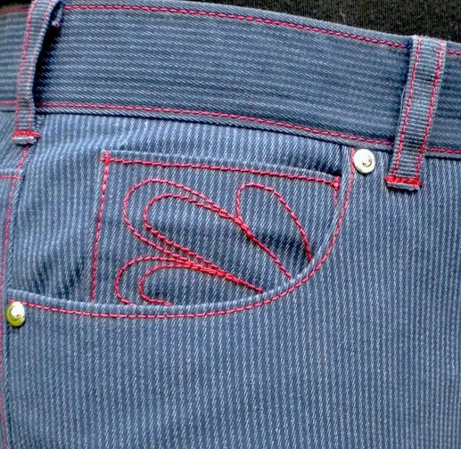 Top Stitching on Jeans