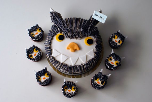 Where the Wild Things Are Themed Cupcakes 