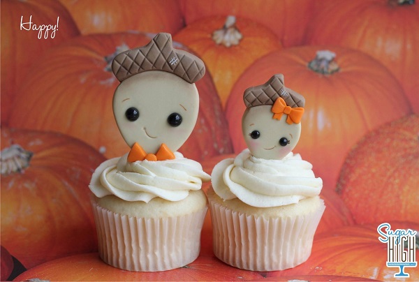 Two Cute Fall Cupcakes, on Bluprint